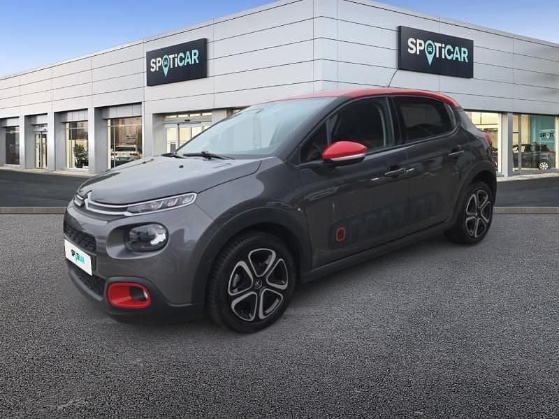 Gris / toit Utilisé 2020 Citroën C3 PureTech Citadine | 9 790 € (Prix juste) - Image 1/3