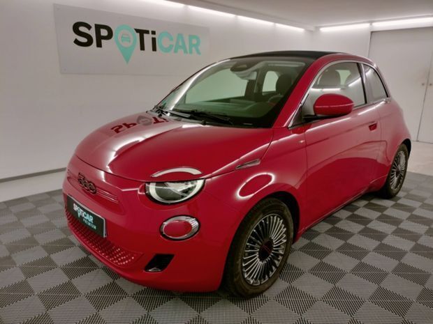 Utilisé 2021 Fiat 500e Red | 15 490 € (Prix juste) - Image 1/4
