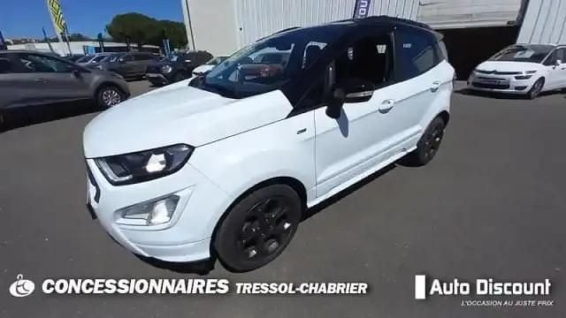Blanc Utilisé 2019 Ford Ecosport ST-Line SUV | 11 499 € (Bon prix) - Image 1/4