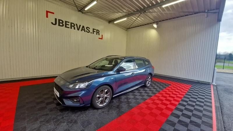 Bleu Occasion 2021 Ford Focus ST-Line Break | 16 690 € (Prix juste) - Image 1/4
