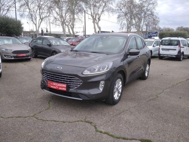 Gris Utilisé 2021 Ford Kuga Titanium SUV | 22 100 € (Bon prix) - Image 1/4