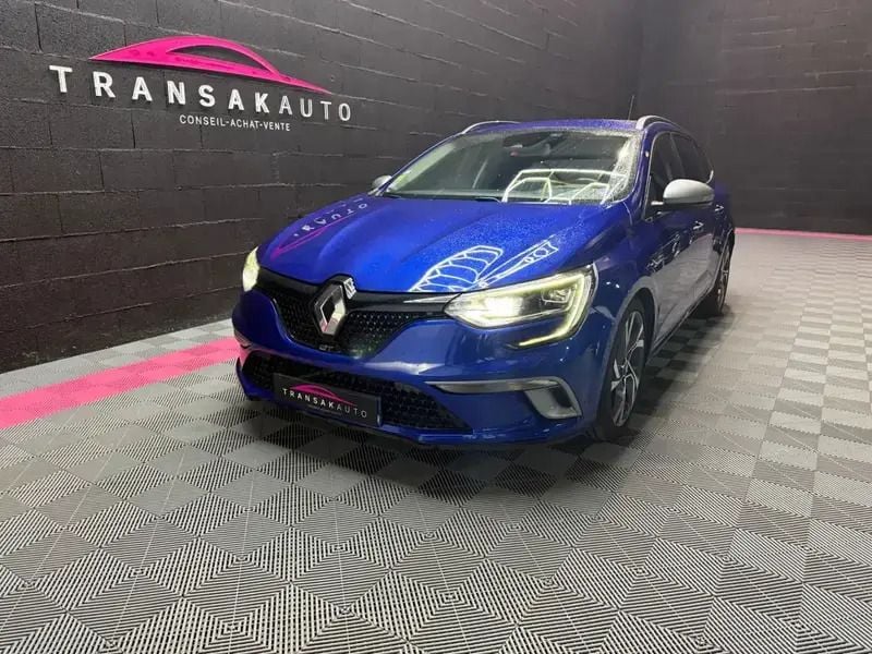 Bleu Utilisé 2017 Renault Mégane GrandTour GT Break | 14 990 € - Image 1/4