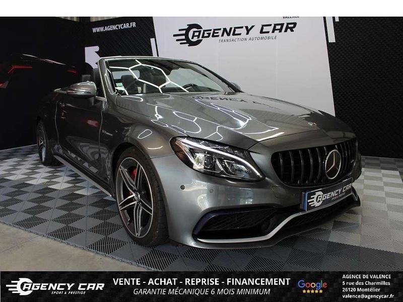 Occasion Mercedes C63S AMG AMG 510 ch (375 kW) 2017 Gris Cabriolet