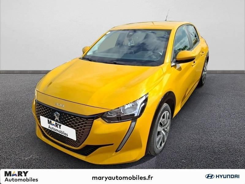 Jaune Utilisé 2021 Peugeot e-208 Active Citadine | 14 690 € (Prix juste) - Image 1/4