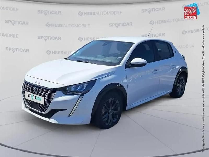Blanc Utilisé 2021 Peugeot e-208 Style Citadine | 12 999 € (Super prix) - Image 1/4