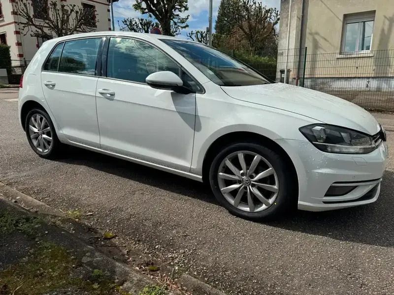 Blanc Utilisé 2019 VW Golf VII Berline | 21 900 € (Prix juste) - Image 1/4