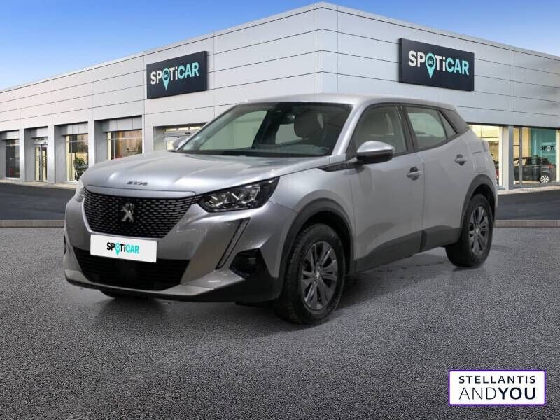 Gris Utilisé 2021 Peugeot e-2008 Business-Line SUV | 16 090 € (Prix juste) - Image 1/4