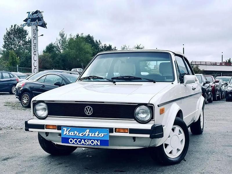 Blanc Occasion 1983 VW Golf Cabriolet Cabriolet | 10 950 € - Image 1/4