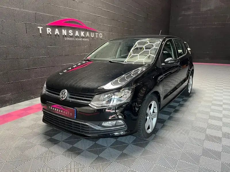 Noir Utilisé 2014 VW Polo Citadine | 7 990 € (Bon prix) - Image 1/4