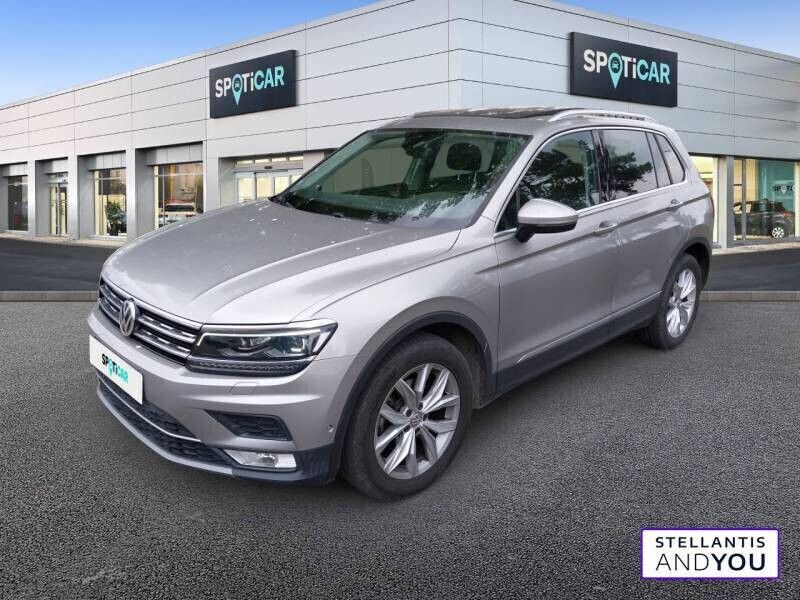 Gris Utilisé 2017 VW Tiguan SUV | 25 490 € (Bon prix) - Image 1/4