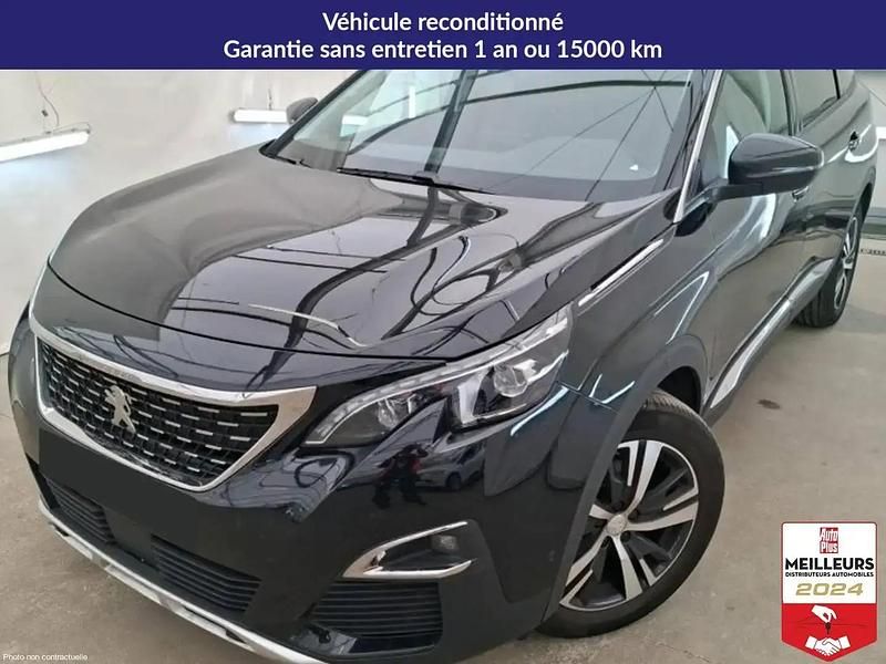 Noir Utilisé 2020 Peugeot 5008 Allure+ Monospace | 19 900 € (Bon prix) - Image 1/4
