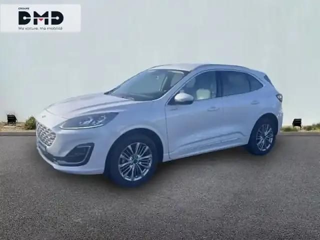 Premium blanc platinum Occasion 2021 Ford Kuga Vignale SUV | 26 990 € (Prix juste) - Image 1/4