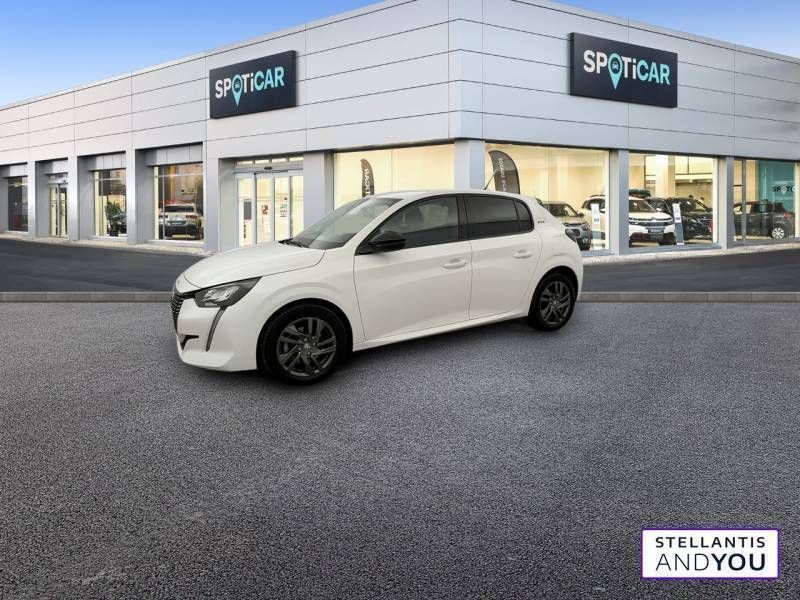 Blanc Utilisé 2022 Peugeot 208 Style Citadine | 14 390 € (Prix juste) - Image 1/3