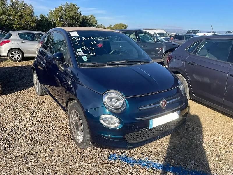 Bleu Utilisé 2019 Fiat 500 Pop Berline | 7 400 € (Super prix) - Image 1/4