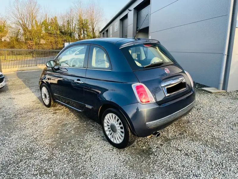 Occasion Fiat 500 Lounge 69 ch (50 kW) 2008 Bleu Berline