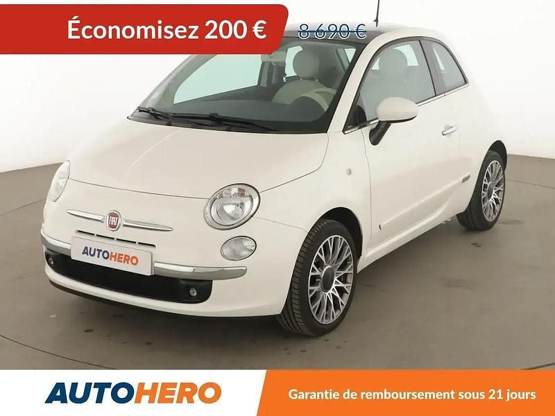 Blanc Utilisé 2015 Fiat 500 Lounge Citadine | 8 490 € (Super prix) - Image 1/2