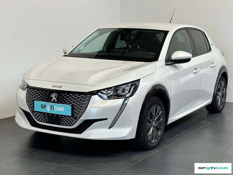 Blanc Utilisé 2021 Peugeot e-208 Allure Citadine | 12 490 € (Super prix) - Image 1/4