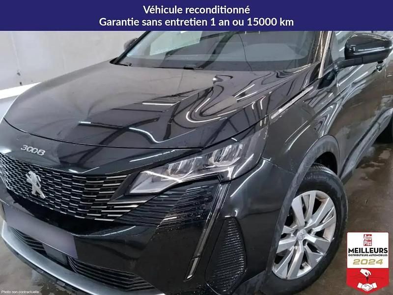 Noir Occasion 2021 Peugeot 3008 Active SUV | 16 900 € (Super prix) - Image 1/4