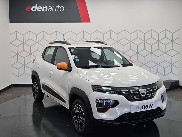 Blanc Utilisé 2021 Dacia Spring Comfort Plus Citadine | 9 590 € (Prix juste) - Image 1/4