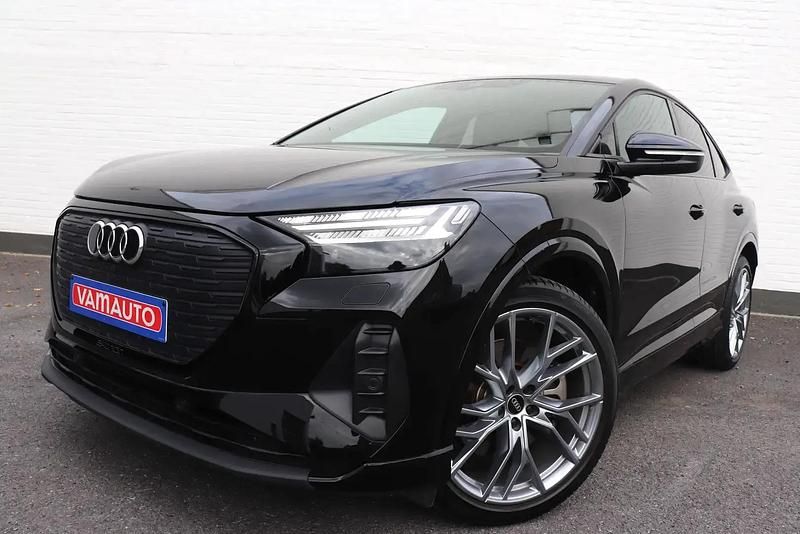Noir Occasion 2022 Audi Q4 Sportback e-tron S-Line SUV | 34 950 € (Bon prix) - Image 1/4