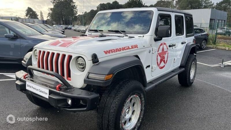 Blanc Utilisé 2020 Jeep Wrangler Unlimited Overland SUV | 41 999 € - Image 1/4