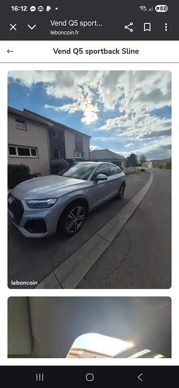 Gris Occasion 2021 Audi Q5 Sportback Sport SUV | 37 500 € (Prix juste) - Image 1/4