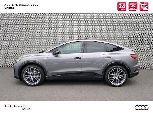 Occasion Audi Q4 Sportback e-tron Design 210 kW (286 ch) 2024 Gris typhon métallisé SUV