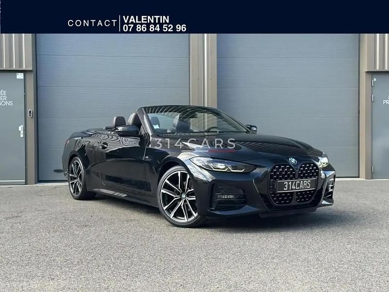 Noir Utilisé 2022 BMW 420 M Sport Cabriolet | 42 490 € (Prix juste) - Image 1/4