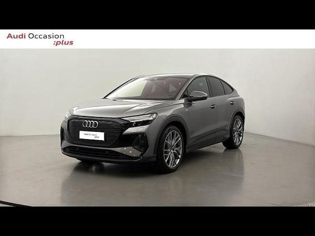 Gris typhon métallisé Utilisé 2024 Audi Q4 Sportback e-tron Design SUV | 45 299 € (Prix juste) - Image 1/4