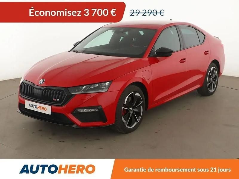 Rouge Occasion 2021 Skoda Octavia RS Berline | 25 590 € (Super prix) - Image 1/2