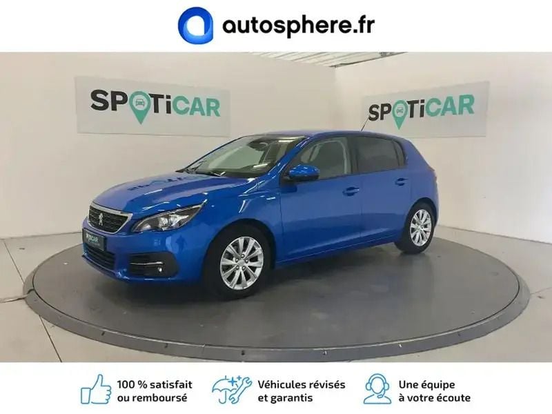 Bleu vertigo Utilisé 2020 Peugeot 308 Style Berline | 12 499 € (Super prix) - Image 1/4