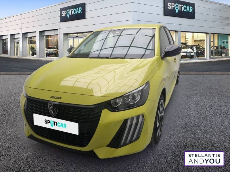 Jaune Utilisé 2024 Peugeot 208 Active Citadine | 15 490 € (Prix juste) - Image 1/4