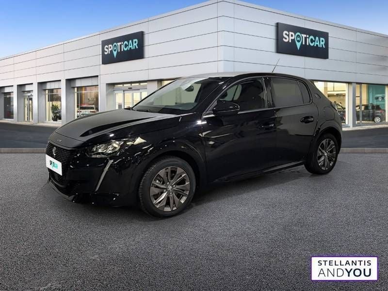 Noir Utilisé 2022 Peugeot e-208 Citadine | 19 480 € (Prix juste) - Image 1/3