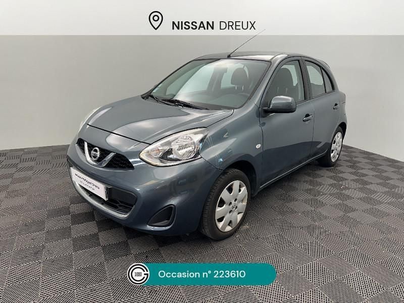 Gris Utilisé 2016 Nissan Micra Acenta Citadine | 7 990 € (Prix juste) - Image 1/4