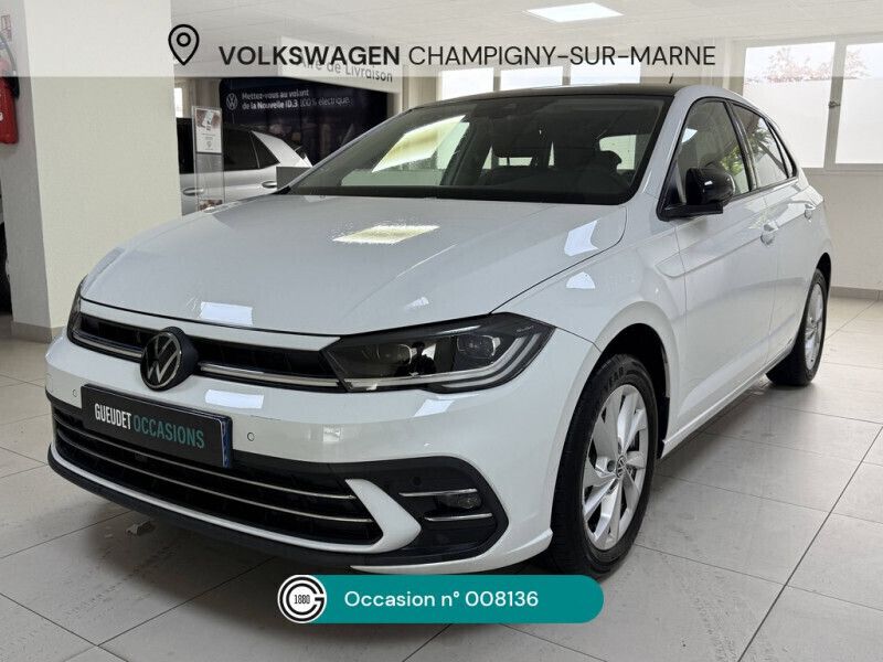 Blanc Utilisé 2023 VW Polo Style Citadine | 22 990 € (Prix juste) - Image 1/4