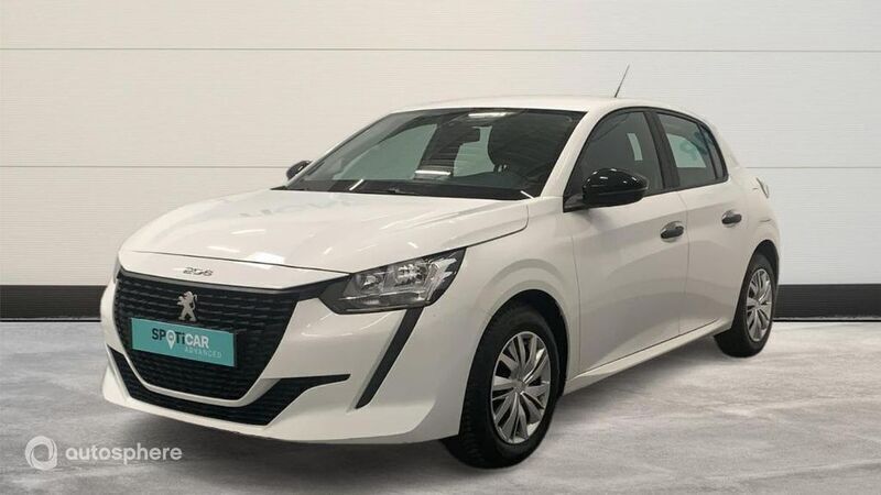 Blanc Utilisé 2022 Peugeot 208 Premium Citadine | 10 999 € (Prix juste) - Image 1/4