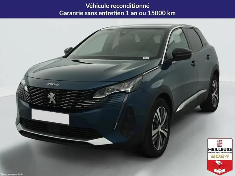 Bleu Utilisé 2023 Peugeot 3008 Allure SUV | 23 674 € (Prix juste) - Image 1/4