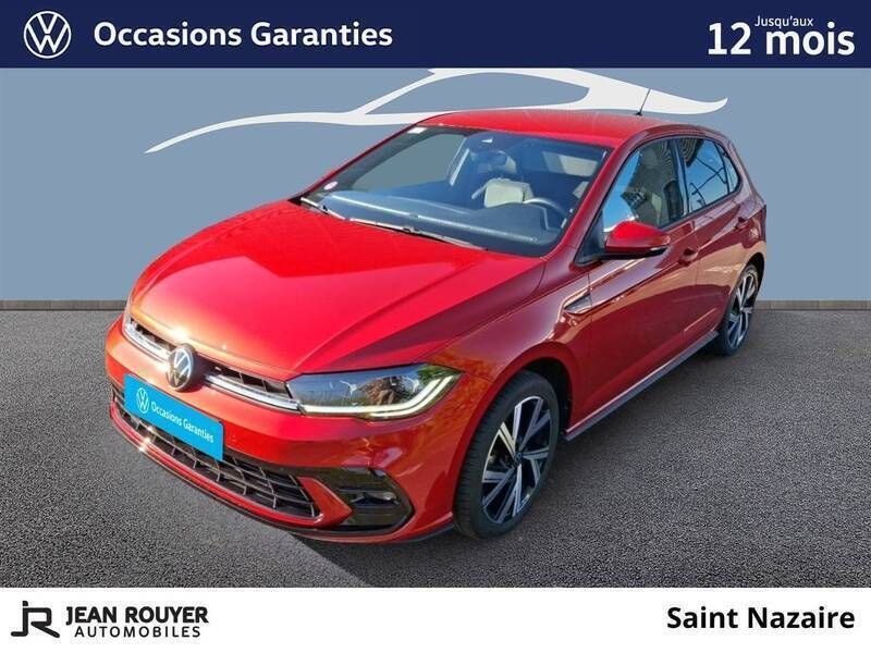 Rouge Utilisé 2024 VW Polo R-line Berline | 22 990 € (Prix juste) - Image 1/3