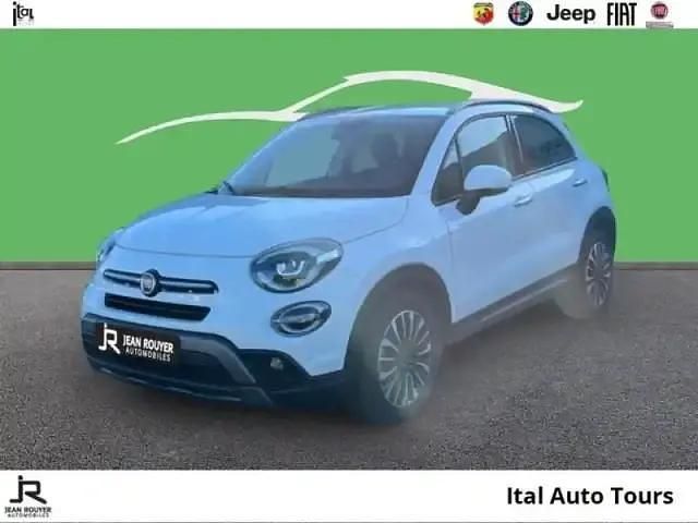 Blanc gelato pastel Occasion 2021 Fiat 500X Cross Plus SUV | 15 450 € (Prix juste) - Image 1/4