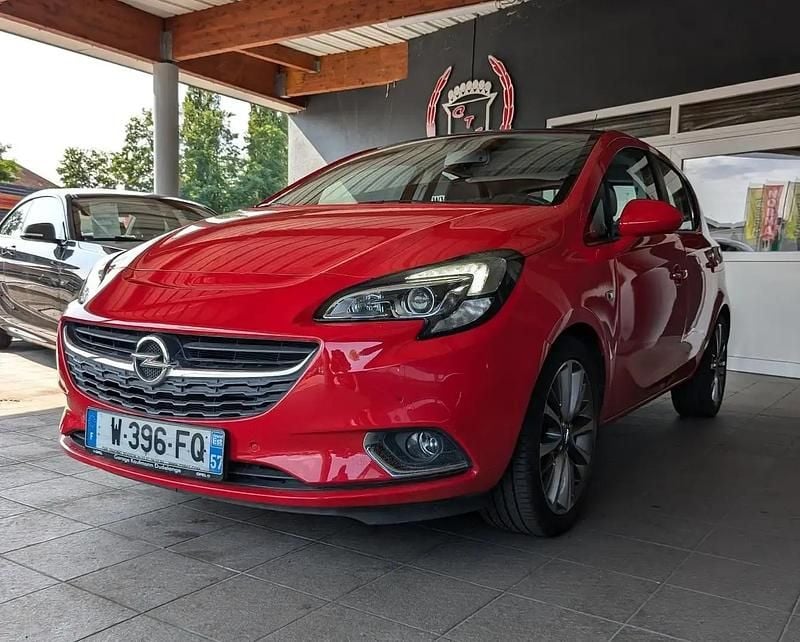 Rouge Utilisé 2015 Opel Corsa Cosmo Berline | 9 950 € (Prix juste) - Image 1/4