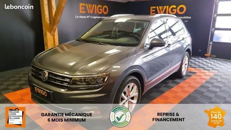 Gris Utilisé 2018 VW Tiguan SUV | 22 490 € (Prix juste) - Image 1/4