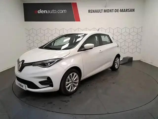 Blanc Utilisé 2020 Renault Zoe Zen Citadine | 8 490 € (Super prix) - Image 1/4
