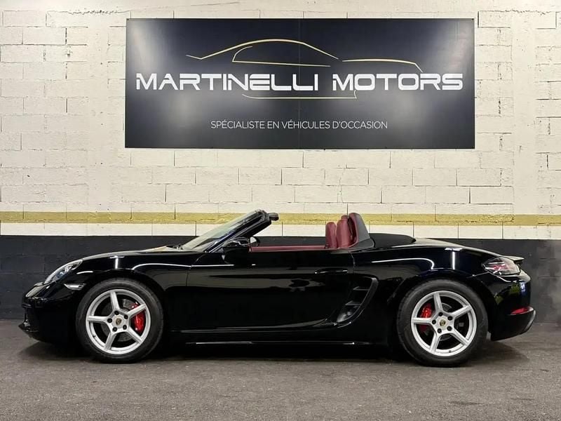 Occasion Porsche 718 Boxster 300 ch (220 kW) 2018 Noir Cabriolet
