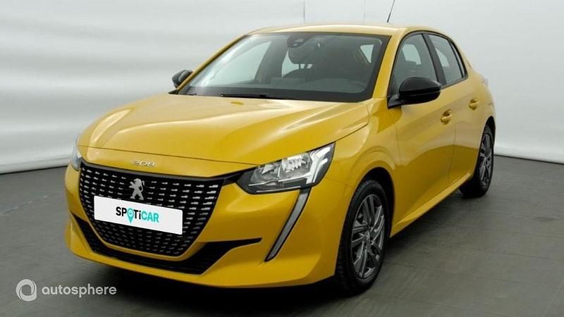 Jaune Utilisé 2022 Peugeot 208 Active Citadine | 11 980 € (Prix juste) - Image 1/4
