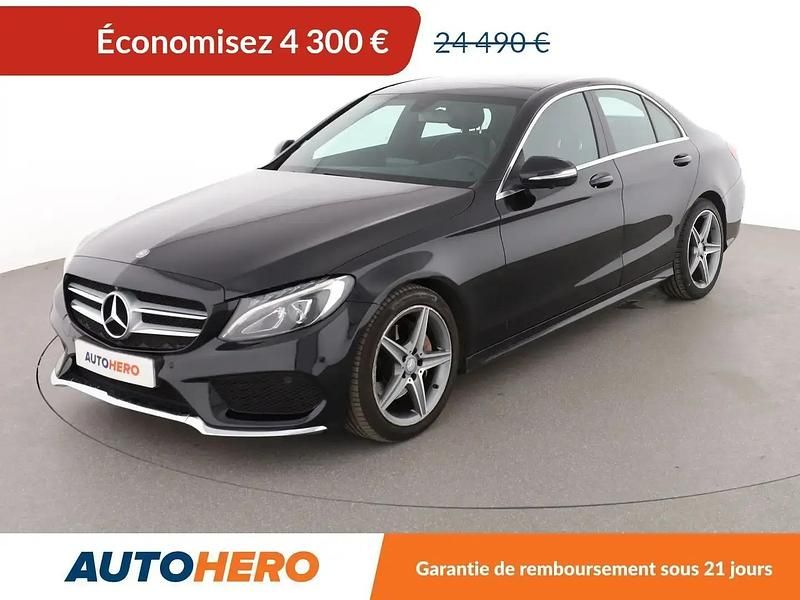 Noir Occasion 2015 Mercedes C200 Sportline Berline | 20 190 € (Super prix) - Image 1/2
