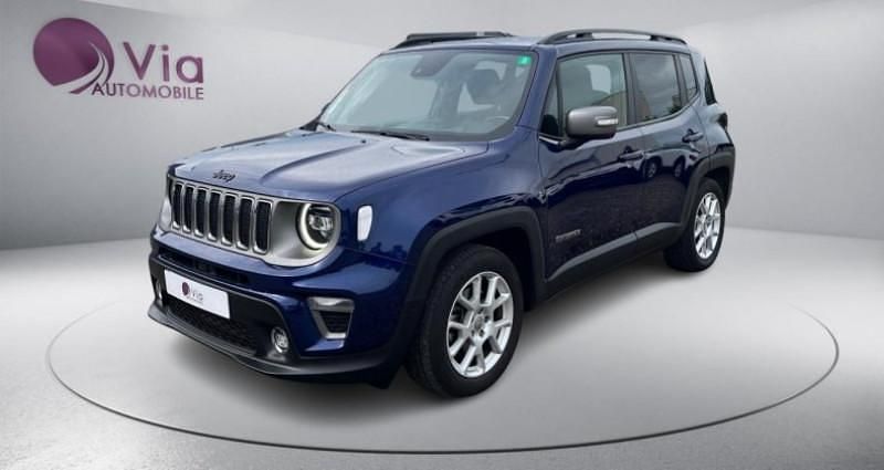 Bleu Utilisé 2019 Jeep Renegade Limited SUV | 13 990 € (Prix juste) - Image 1/4