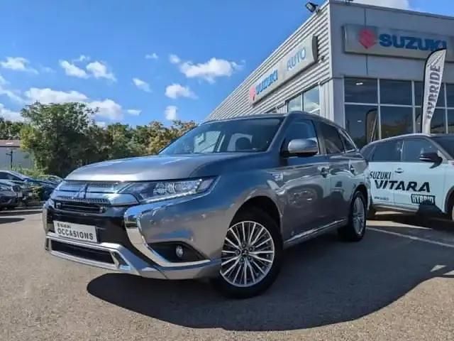 Titanium grey Occasion 2019 Mitsubishi Outlander P-HEV SUV | 19 490 € - Image 1/4