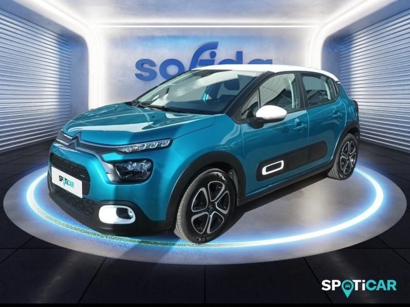 Bleu Utilisé 2022 Citroën C3 PureTech Citadine | 11 989 € (Prix juste) - Image 1/3