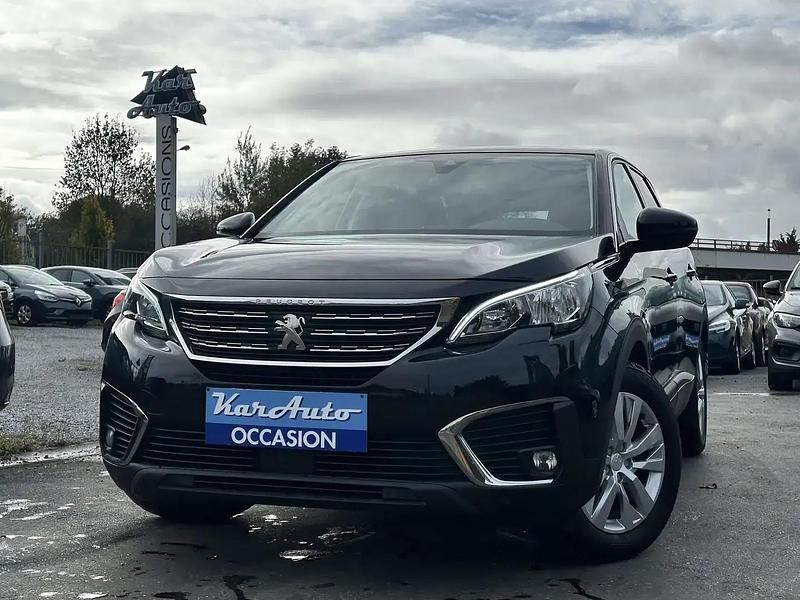 Noir Utilisé 2020 Peugeot 5008 Monospace | 18 490 € (Super prix) - Image 1/4