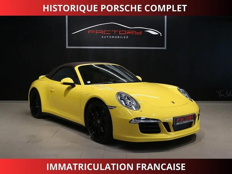 Jaune Utilisé 2014 Porsche 911 Carrera 4S Cabriolet Cabriolet | 103 500 € (Bon prix) - Image 1/4